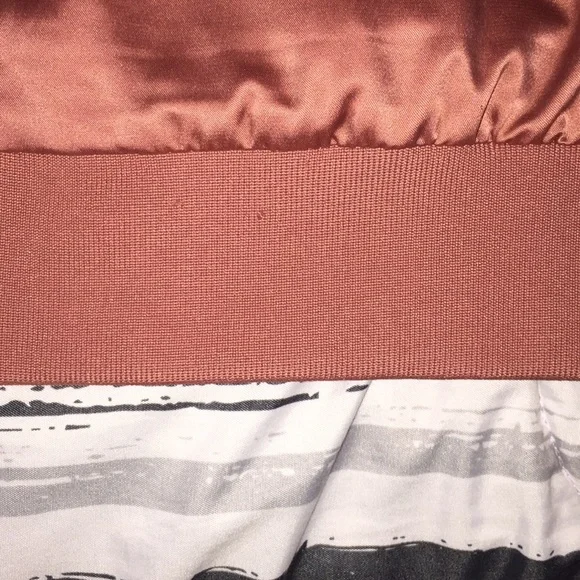 ROSE GOLD ADIDAS ORIGINALS BOMBER JACKET - Picture 5 of 6